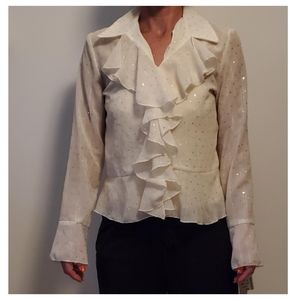 Donna Rae New York glitter top new with tags  Great top for the holidays